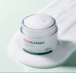 کرم آبرسان و تسکین دهنده قرمزی دکتر جی | Dr.G Red Blemish Clear Soothing Cream - Image 6
