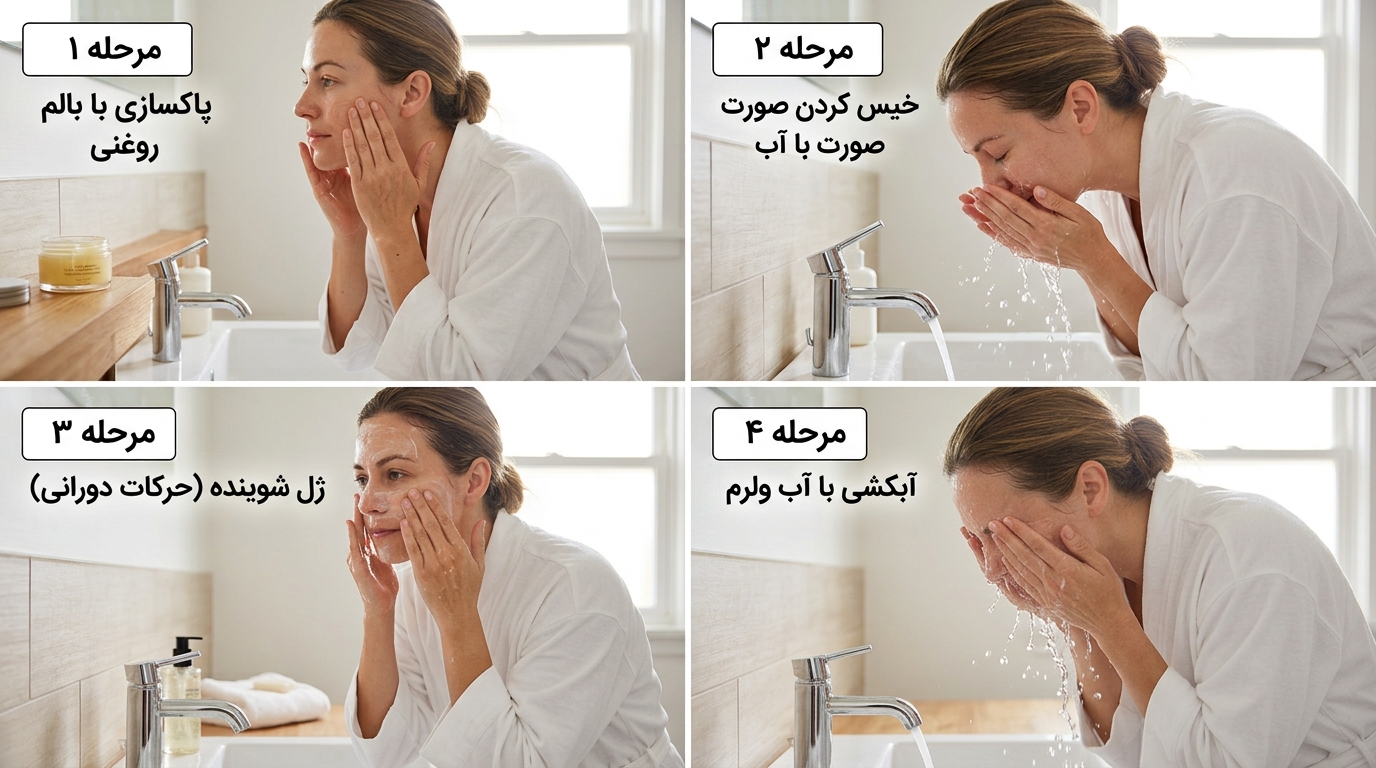 راهنمای شوینده صورت - بخش 5