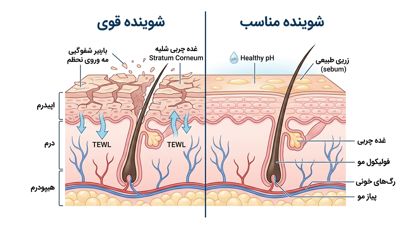 راهنمای شوینده صورت - بخش 6