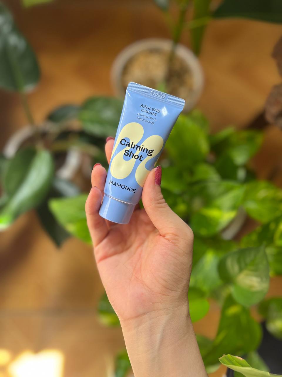 کرم تسکین‌دهنده آزولین ماموند | Mamonde Calming Shot Azulene Cream - Image 1