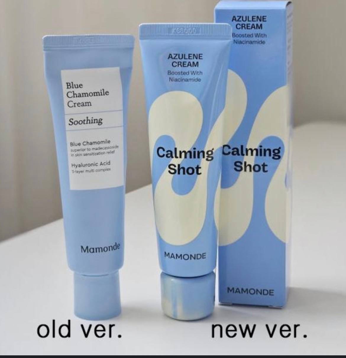 کرم تسکین‌دهنده آزولین ماموند | Mamonde Calming Shot Azulene Cream - Image 3